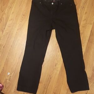 Black Denim Jeans Size 16 Regular